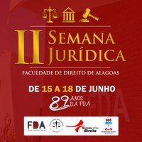 CHAMADA PARA A II SEMANA JURÍDICA DA FDA De 15 a 18 de junho de 2020